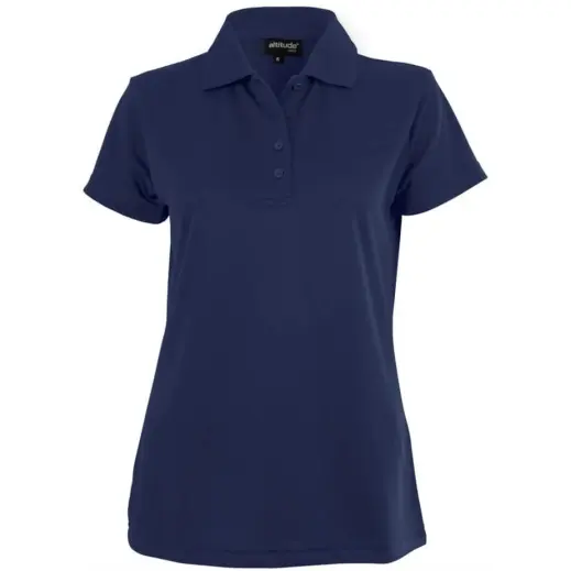 Ladies Pro Golf Shirt Navy Front